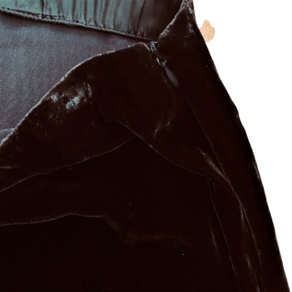 Vintage Coldwater Creek velvet embroidered maxi skirt - Picture 11 of 14